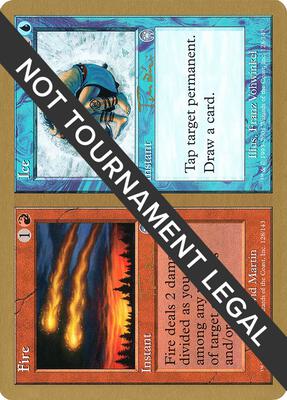 Fire // Ice - 2001 Jan Tomcani (APC) card from World Championship Decks
