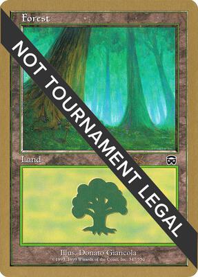 Forest (347) - 2001 Jan Tomcani (MMQ) card from World Championship Decks