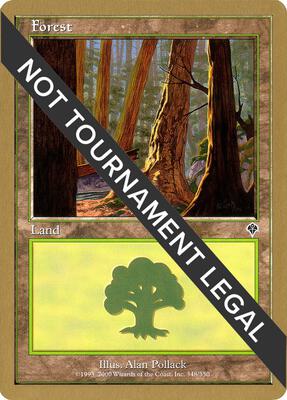 Forest (348) - 2001 Jan Tomcani (INV) card from World Championship Decks