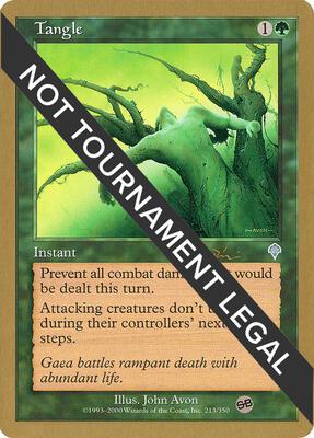 Tangle - 2001 Jan Tomcani (INV) (SB) card from World Championship Decks
