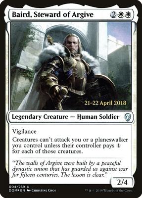 Baird, Steward of Argive card from Prerelease Cards