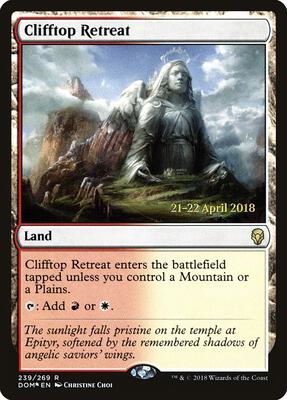 Clifftop Retreat card from Prerelease Cards