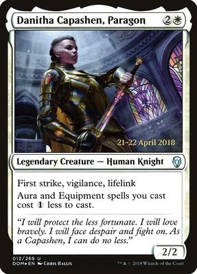 Danitha Capashen, Paragon card from Prerelease Cards