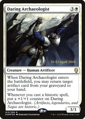 Daring Archaeologist card from Prerelease Cards