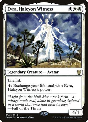 Evra, Halcyon Witness card from Prerelease Cards