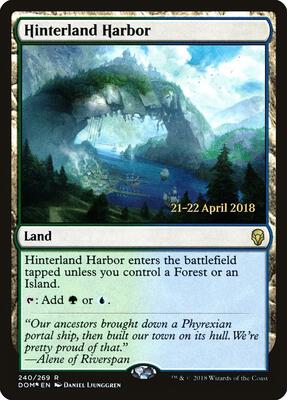 Hinterland Harbor card from Prerelease Cards