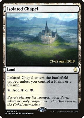 Isolated Chapel card from Prerelease Cards