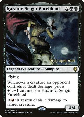 Kazarov, Sengir Pureblood card from Prerelease Cards
