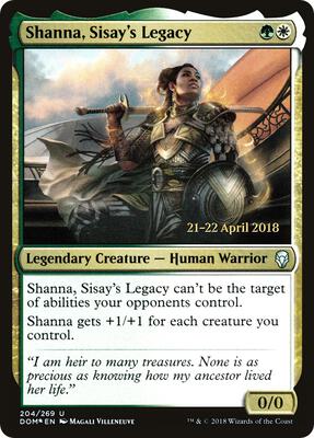 Shanna, Sisay's Legacy card from Prerelease Cards