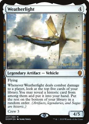 Weatherlight card from Prerelease Cards