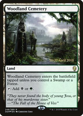 Woodland Cemetery card from Prerelease Cards