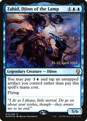 Zahid, Djinn of the Lamp card from Prerelease Cards