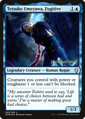 Tetsuko Umezawa, Fugitive card from Prerelease Cards