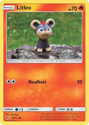 Litleo card from SM - Forbidden Light
