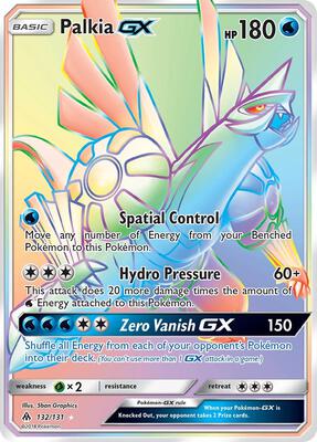 Palkia GX (Secret) card from SM - Forbidden Light