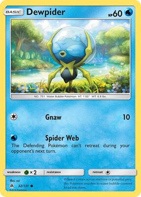 Dewpider card from SM - Forbidden Light