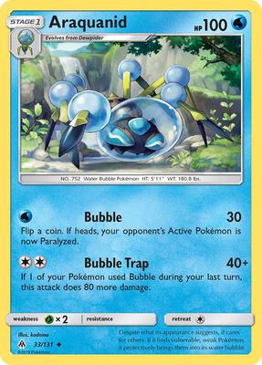 Araquanid card from SM - Forbidden Light