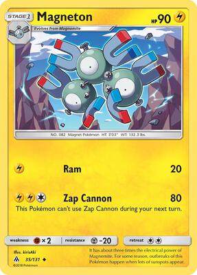 Magneton card from SM - Forbidden Light
