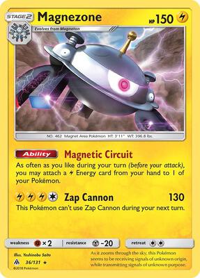 Magnezone card from SM - Forbidden Light