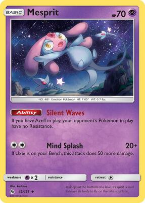 Mesprit card from SM - Forbidden Light