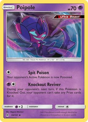 Poipole card from SM - Forbidden Light