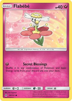 Flabebe (84) card from SM - Forbidden Light