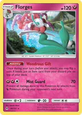Florges card from SM - Forbidden Light