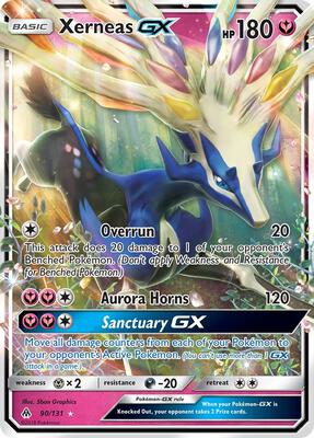 Xerneas GX card from SM - Forbidden Light