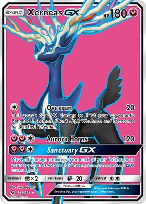 Xerneas GX (Full Art) card from SM - Forbidden Light
