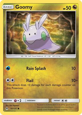 Goomy (92) card from SM - Forbidden Light