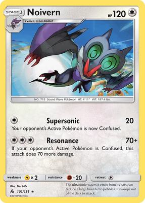 Noivern card from SM - Forbidden Light