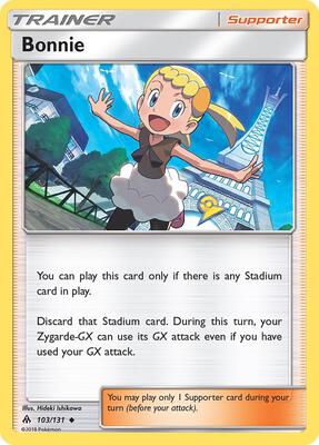 Bonnie card from SM - Forbidden Light
