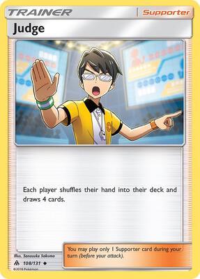 Judge card from SM - Forbidden Light