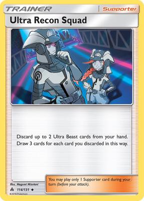Ultra Recon Squad card from SM - Forbidden Light