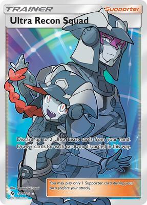 Ultra Recon Squad (Full Art) card from SM - Forbidden Light