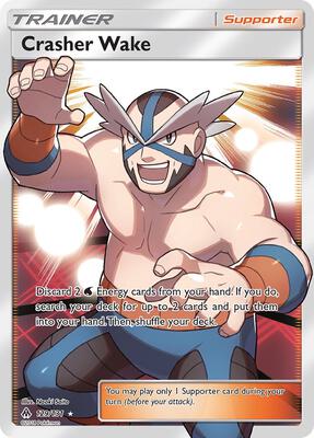 Crasher Wake (Full Art) card from SM - Forbidden Light