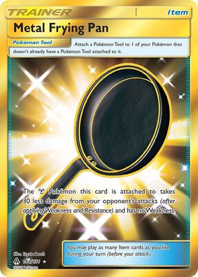 Metal Frying Pan (Secret) card from SM - Forbidden Light