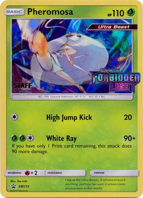 Pheromosa - SM115 (Prerelease) [Staff] card from SM Promos
