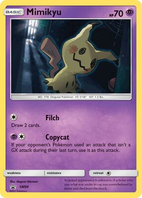 Mimikyu - SM99 card from SM Promos