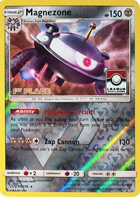Magnezone - 83/156 (League Challenge) [1st Place] card from League & Championship Cards
