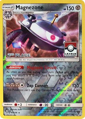 Magnezone - 83/156 (League Challenge) [2nd Place] card from League & Championship Cards