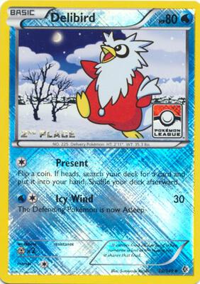 Delibird - 38/149 (Pokemon League) [2nd Place] card from League & Championship Cards