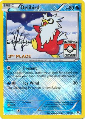 Delibird - 38/149 (Pokemon League) [3rd Place] card from League & Championship Cards