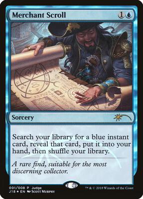 Merchant Scroll card from Judge Promos