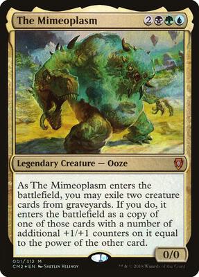The Mimeoplasm card from Commander Anthology Volume II