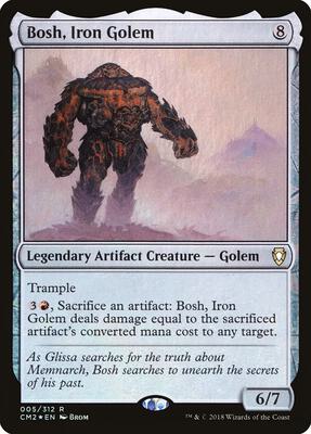Bosh, Iron Golem card from Commander Anthology Volume II