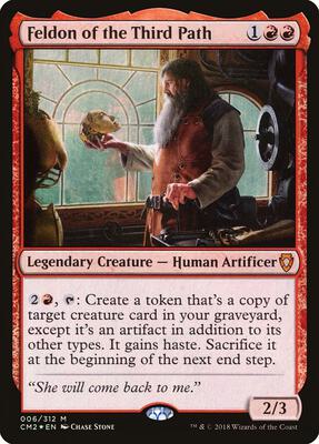 Feldon of the Third Path card from Commander Anthology Volume II