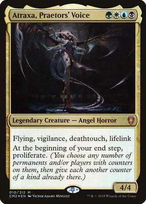 Atraxa, Praetors' Voice card from Commander Anthology Volume II