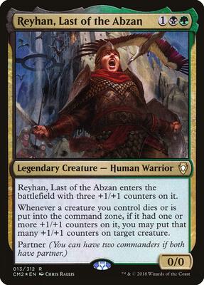 Reyhan, Last of the Abzan card from Commander Anthology Volume II