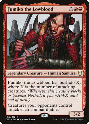 Fumiko the Lowblood card from Commander Anthology Volume II
